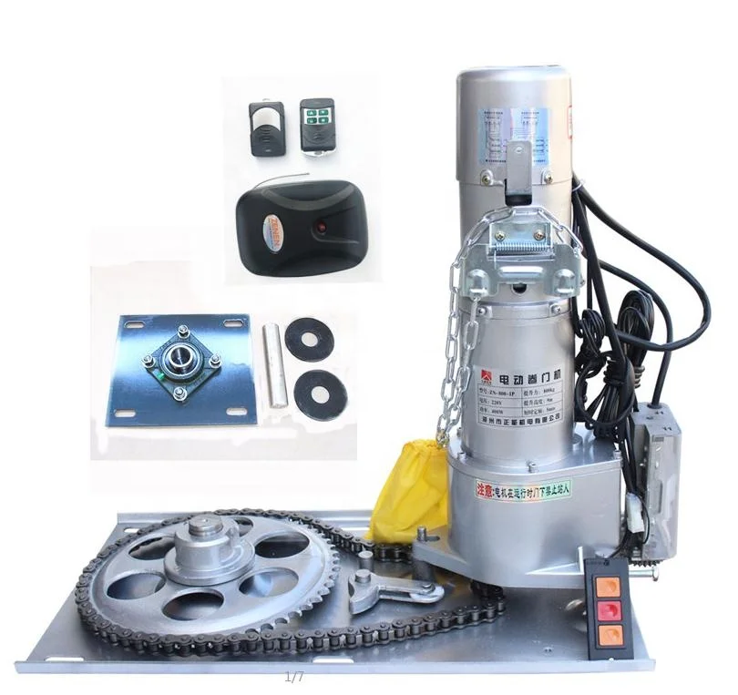 ZENEN AC 500KG Industrial Automatic Engine Roll-Up Door/Electrical Rolling Shutter Motors