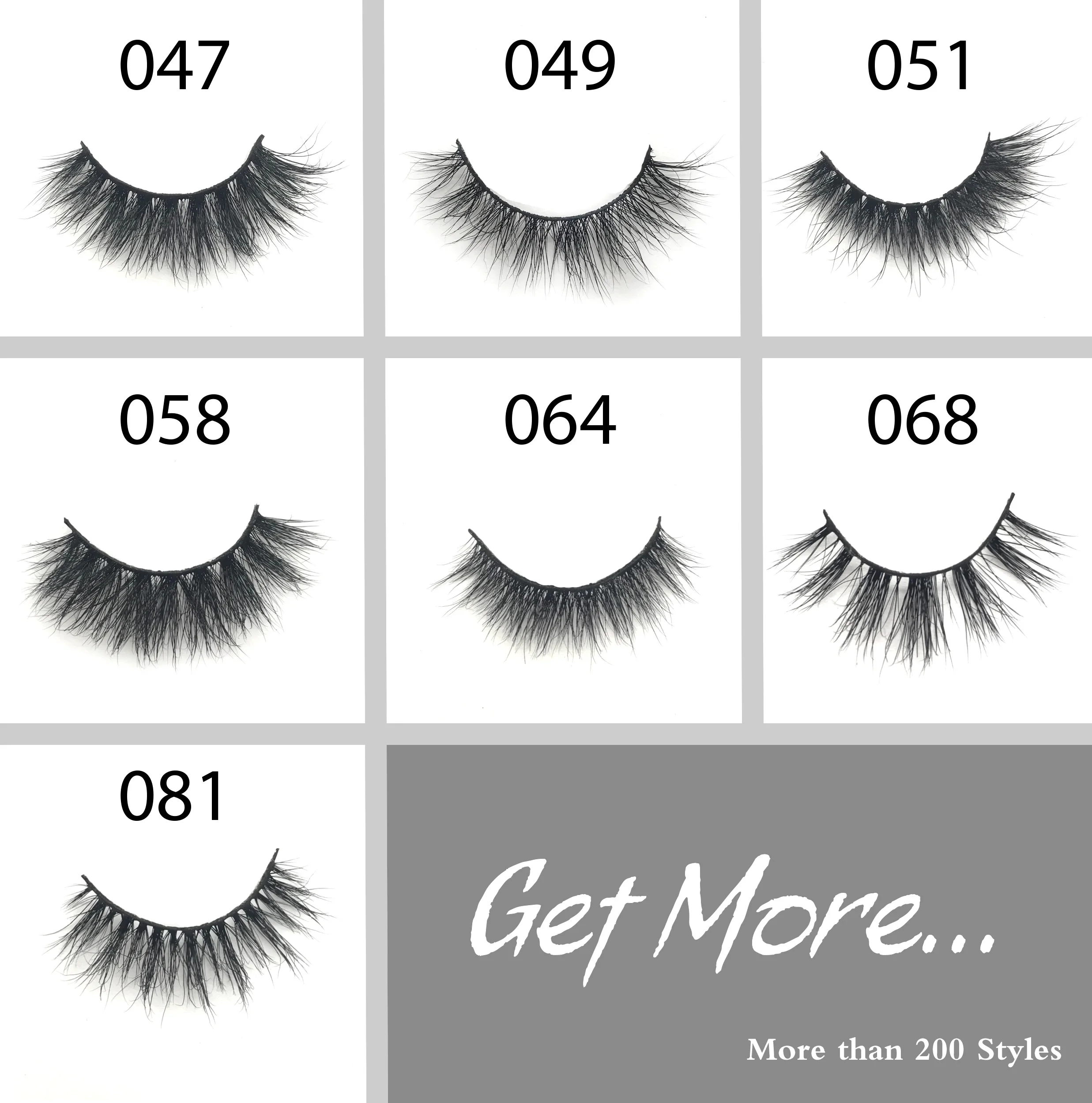 Bis Lovely Handome High Grade Mink Eyelashes Fox Lashes