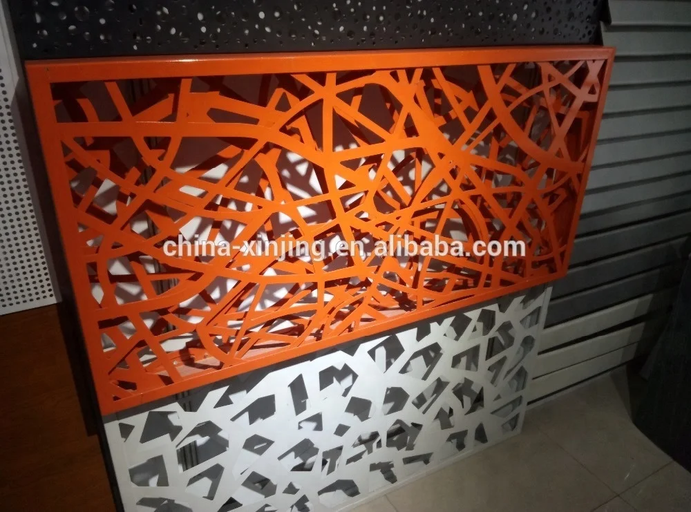 Special CNC cutting craftwork aluminum curtain wall decorative metal screen panel