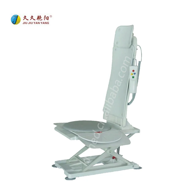 JY-YY Elderly bathroom tub medical equipments safety simple hand control bath chair lift
