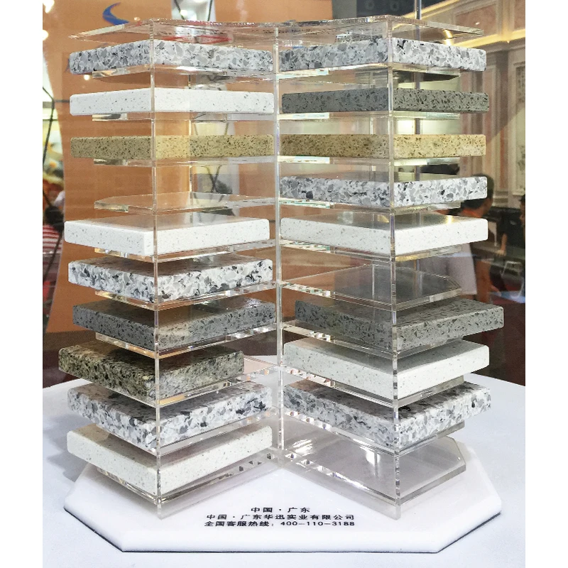 marble acrylic display shelf