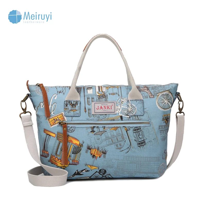 Новый дизайн Оптовая продажа из Китая luxury private label клеенка Мода Пользовательские Печатные tote леди сумки женские сумки