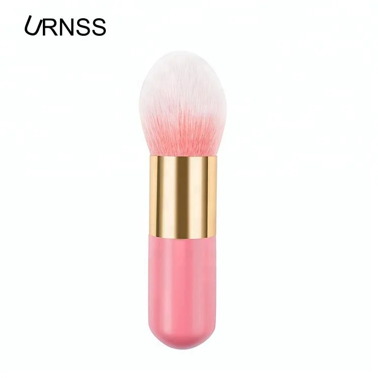 China supply Amazon hot selling Vegan private label flat single brush cosmetic brush for make up