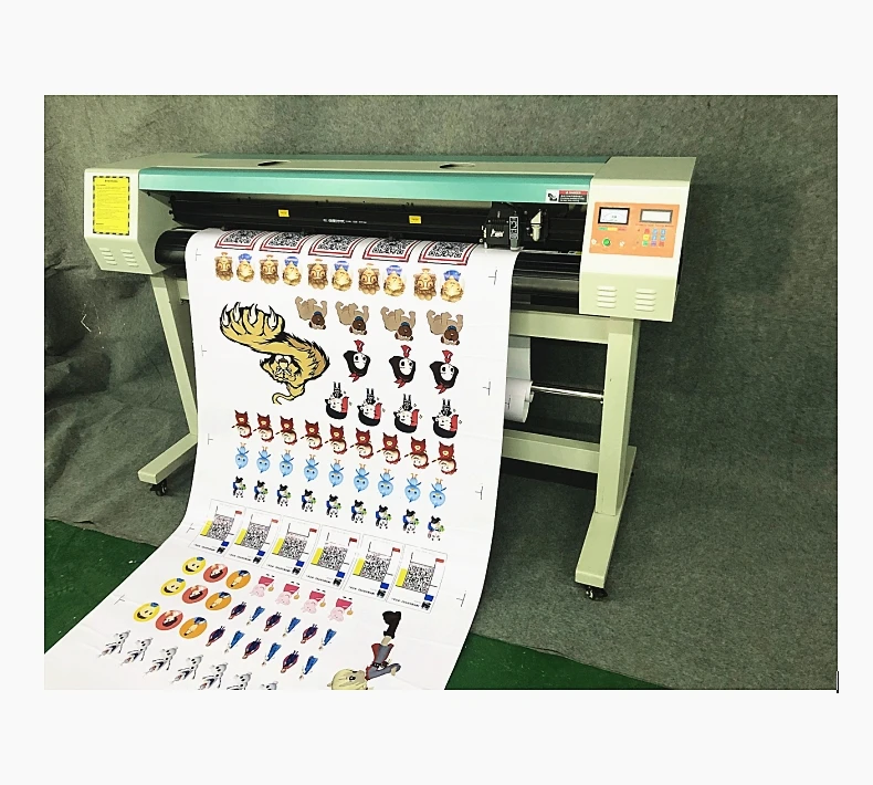 
980mm/ 38' cutter plotter with laser and blade for vinyl sticker and nonmetal soft material 