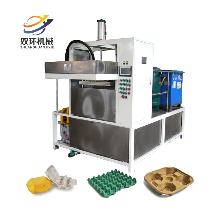 Smallest size low price pulp molding machine for launch box laboratory use