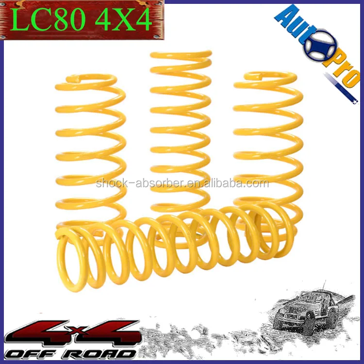 4x4 offroad TOYOTAs LC80 blue lift spring with lift up 3-4 inch Land Cruiser FJ 80 Springs