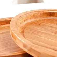 Tea Forte Bamboo Oval Serving Tray for Tea Cup, is the perfect way to serve a tea cup plus a treat