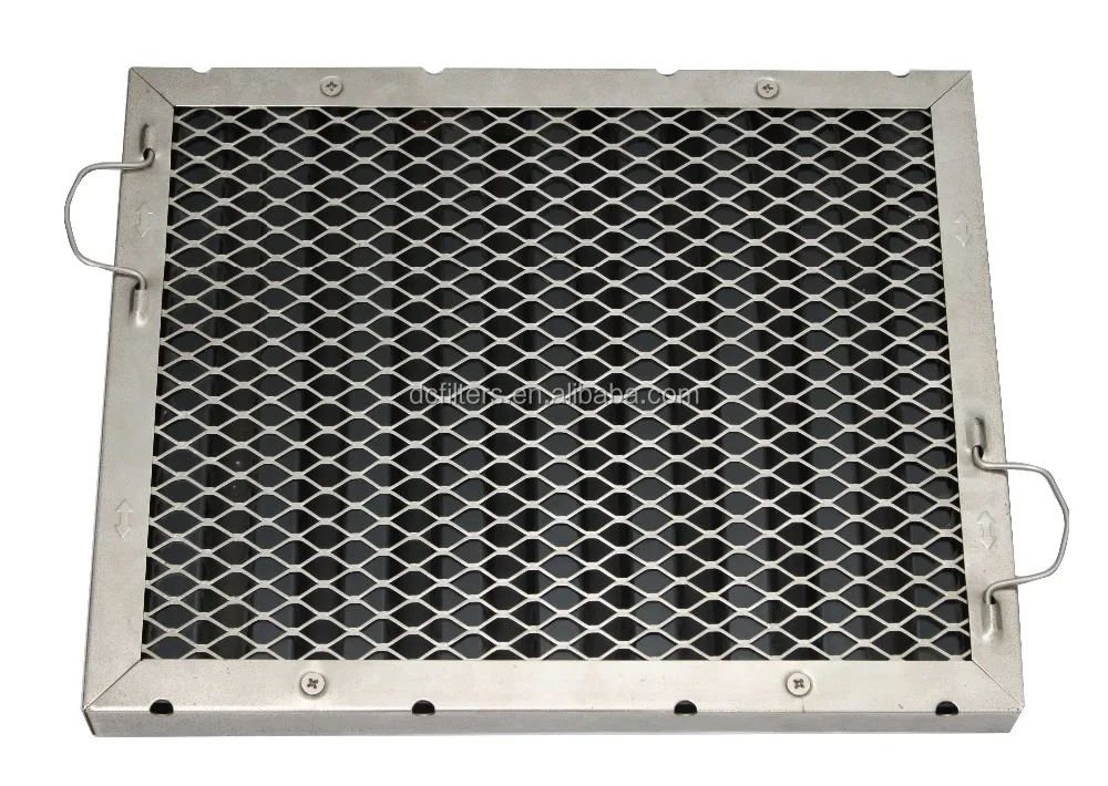 Fire Stopper Ultra Heavy-Duty 430 Stainless Steel Grease Baffle Filter.