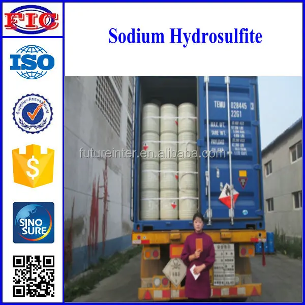 Food grade Sodium hydrosulfite used as reducing agent in chemical industry best quality