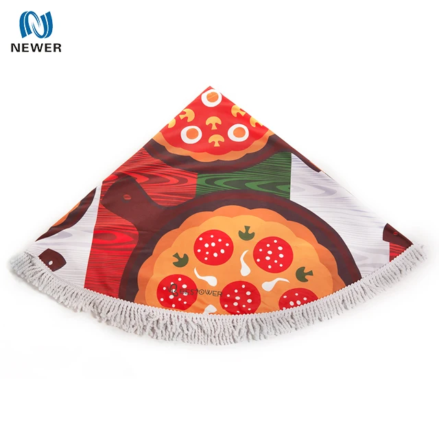 
Wholesale outdoor camping pinic sublimation large custom printed microfiber round turkish beach towel with tassels 
