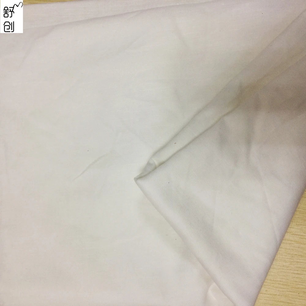 Friendly cotton viscose ployester linen flax grey cloth for garment