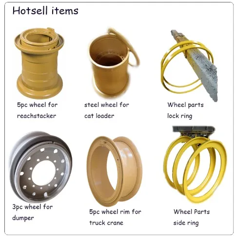 OTR Steel Wheel Rim Assy 35-17.00/3.5 for Heavy Duty Machinery Mobile Crane