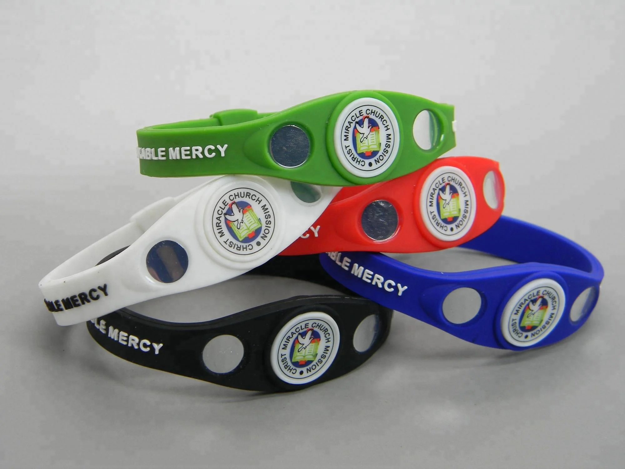 Custom Balance 3000 holograms negative ions silicone Power energy bracelet balance bands