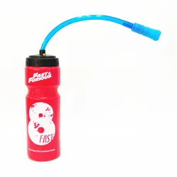 Честность-лучшая политика, пластиковая Спортивная бутылка для воды без БФА с соломинкой