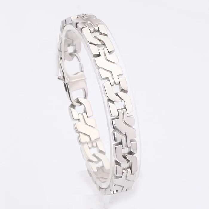 Титановая сталь металлический браслет, модный Германий здоровья браслет Япония