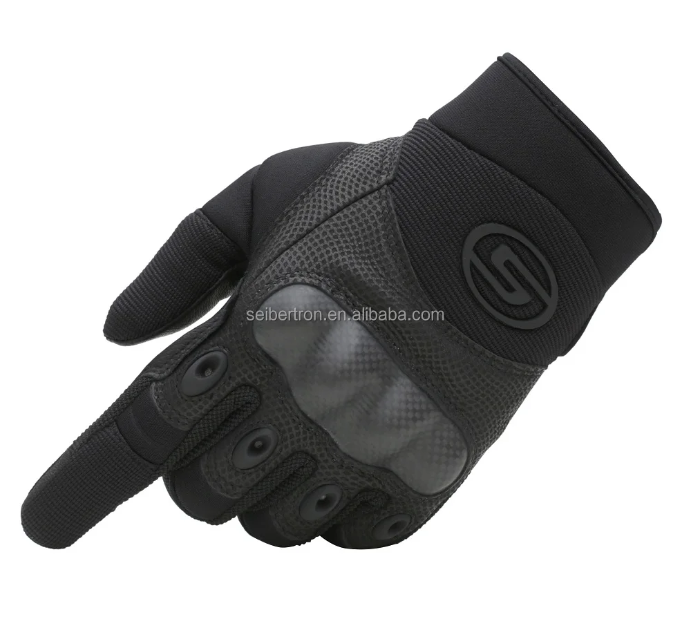 
Seibertron O.J.J.C Hard Knuckle Motorbike Racing Genuine Leather Motocross gloves 
