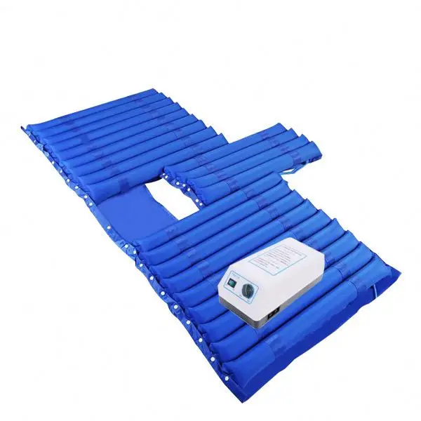 Blue Color Medical Air Mattress With Pump For Hospital Bed