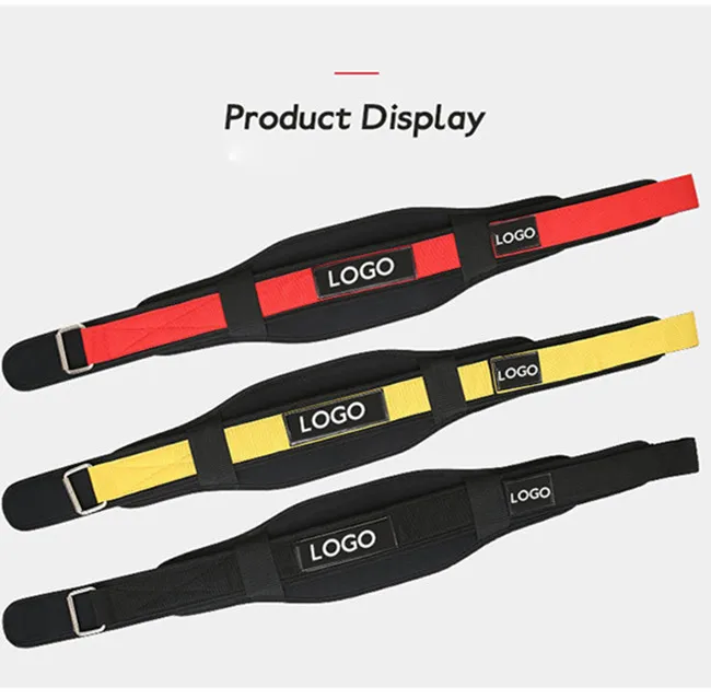 Weight Power Lifting Belt Lever Gym Fitness Training Neoprene Lumbar Belts