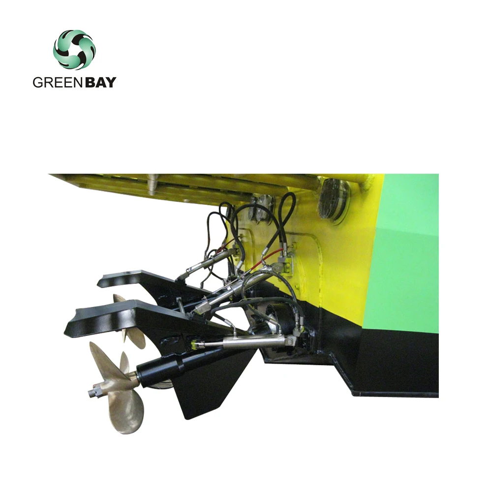 Marine Surface drive Propulsion diesel shaft fixed pitch Thruster piercing Propeller for high speed application