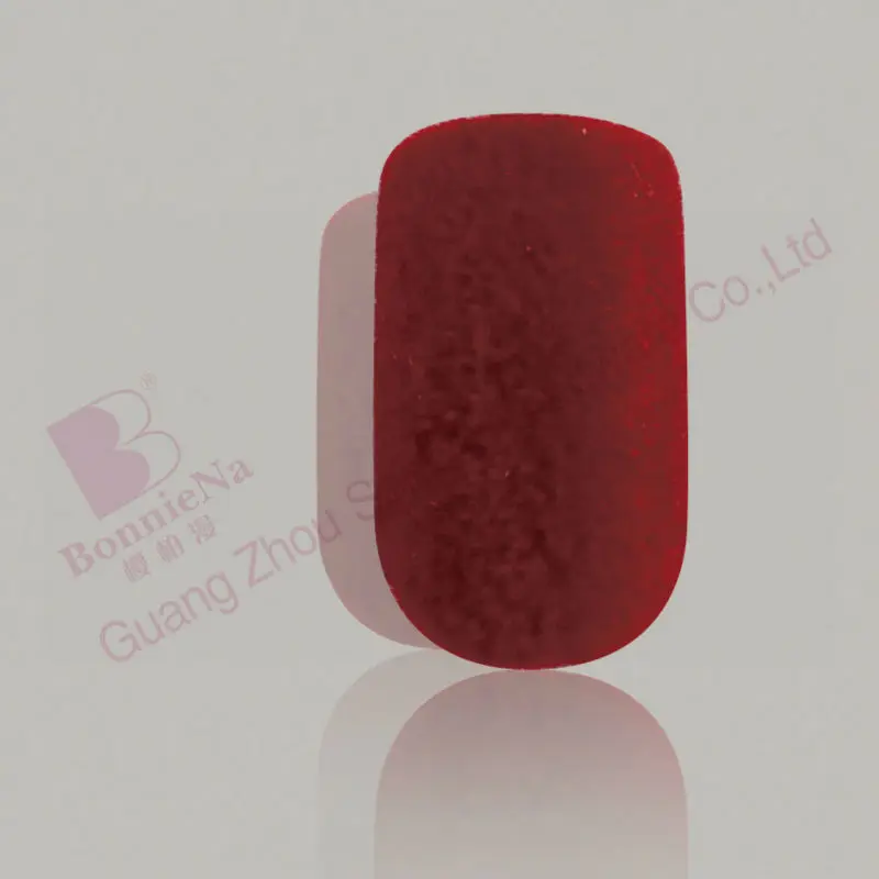 Self-Adhesive Super Fit Nail Bed Velvet Artificial Nail Tips Press On Nail
