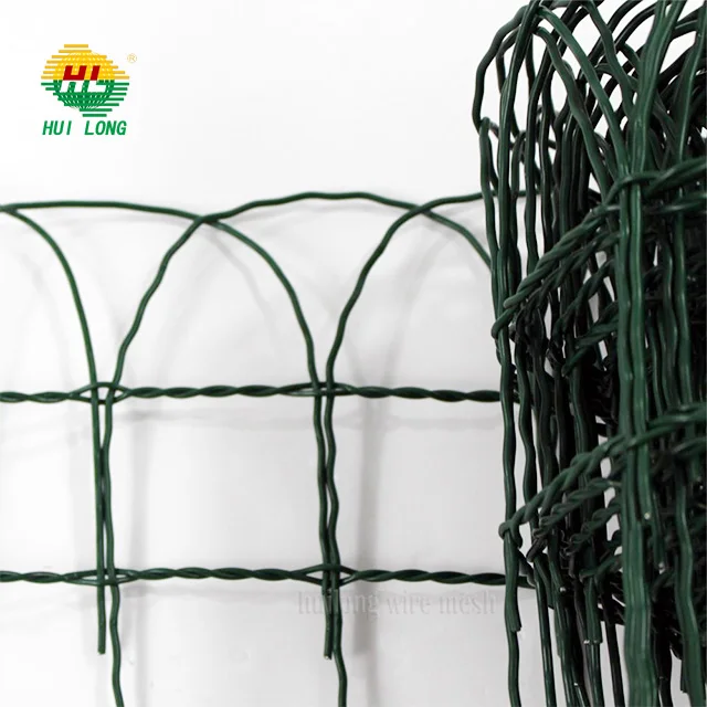 Ограда для сада проволочная сетка зеленая пвх покрытая окантовка газона улицы