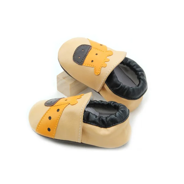 Baby Slippers Multicolor Customized Patterns Soft Leather Children Shoes