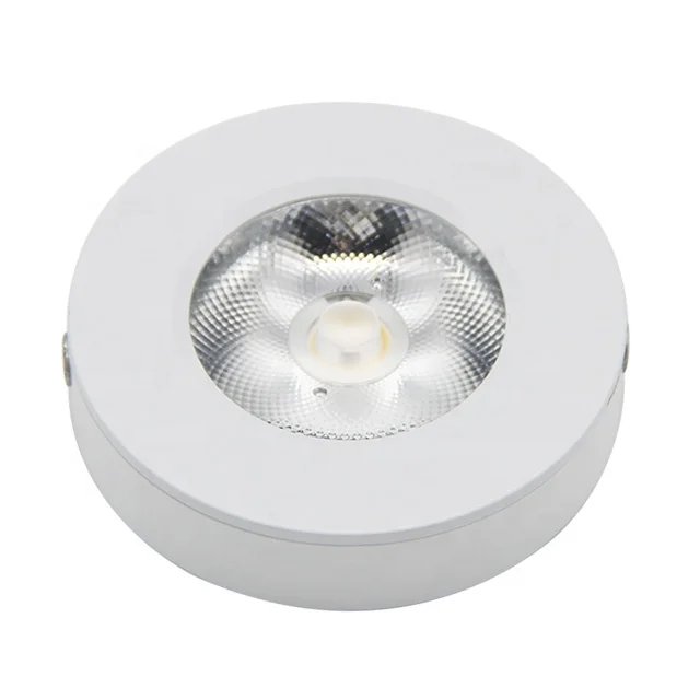 Indoor led downlight without driver 5w 10w 15w aluminum down light COB round surface mounted downlight 10w