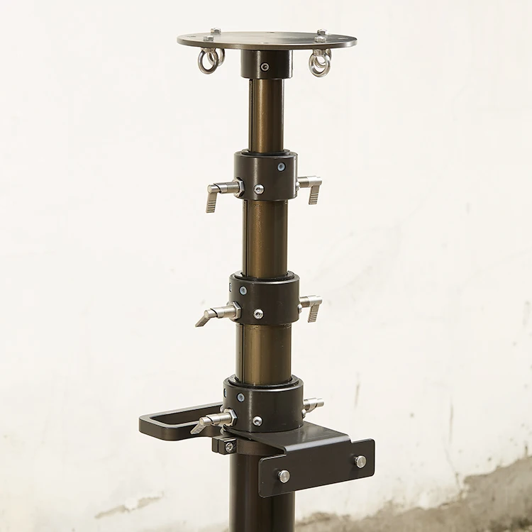 
Pneumatic telescopic mobile tripod hard anodizing light locking camera mast antenna pole 