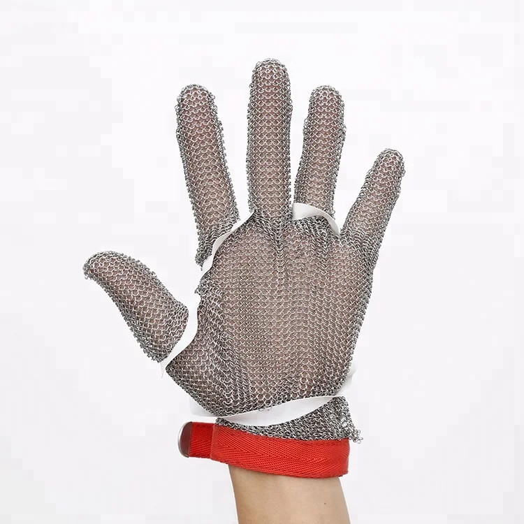 Cut resistant gloves duty supply Steel Mesh Butcher Glove