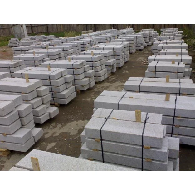 
Ukraine hammered flamed polished decorative facing monument cheap natural grey stone granite tile 