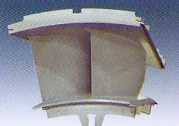 Сопловые лопатки 2-ой ступении газотурбины SIEMENS SGT5-4000F