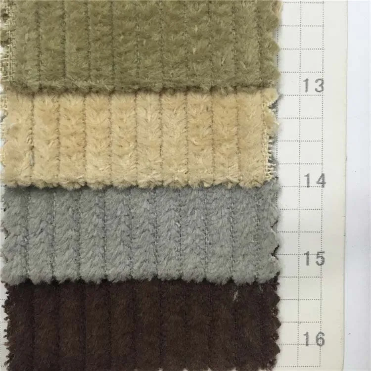 Good drapery solid dyed 100% cotton 6 wale corduroy fabric for jacket