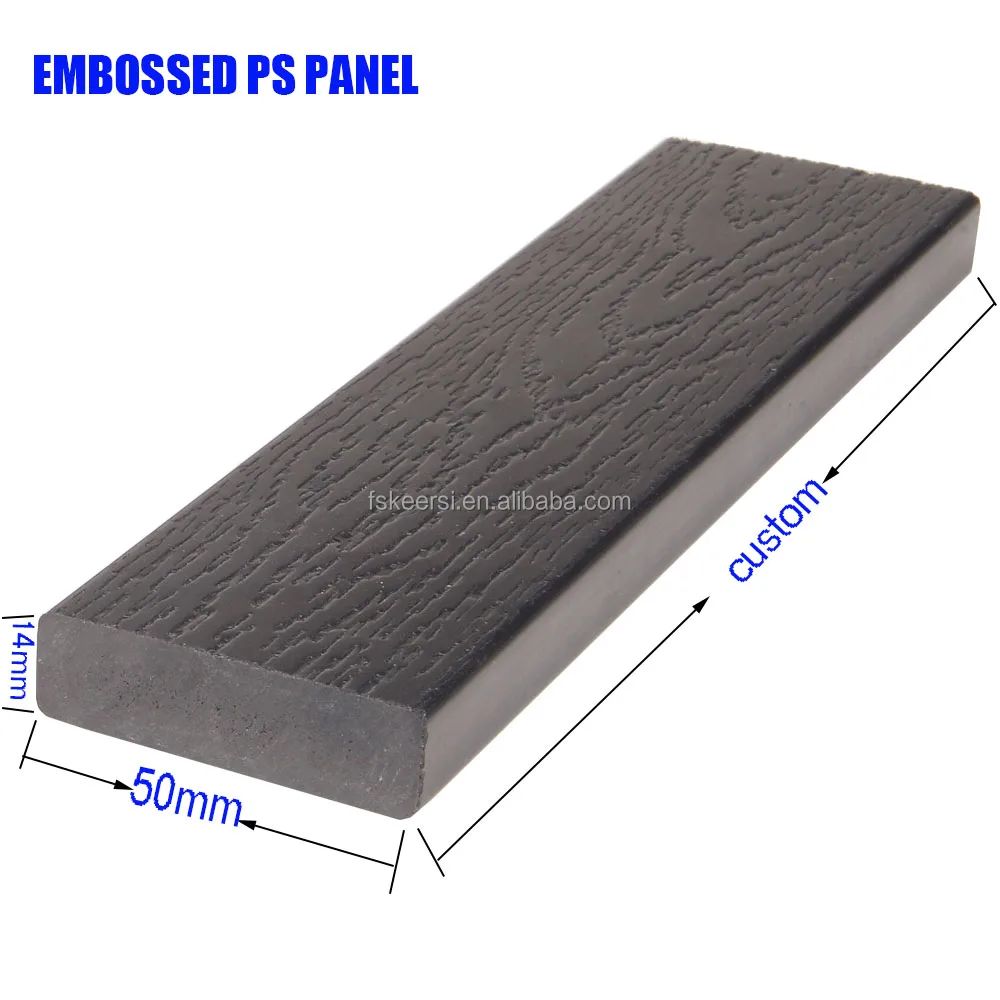 WPC Wood Polymer Composite Outdoor Waterproof WPC Decking Panel