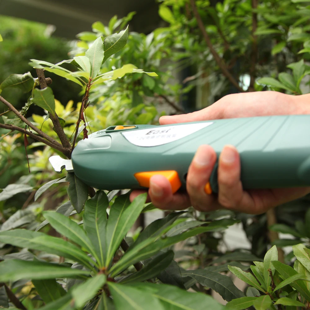 
EAST 7.2V Electric Cordless Tree Trimmer Bypass Secateurs Electronic pruning shears garden secateurs 