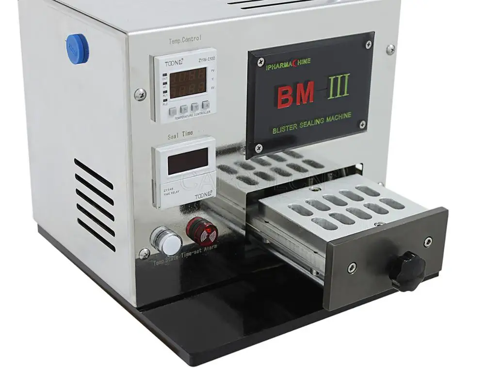 
BM-III Semiautomatic Capsule Pill Blister Strip Packing Machine 