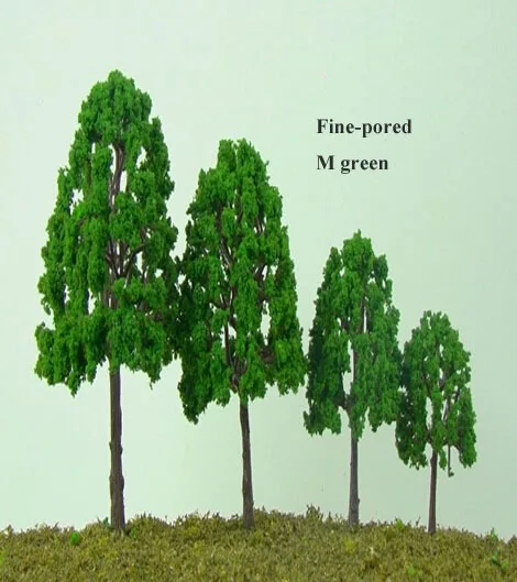 мини пластиковые искусственных деревьев для архитектурного модели макета/обучения