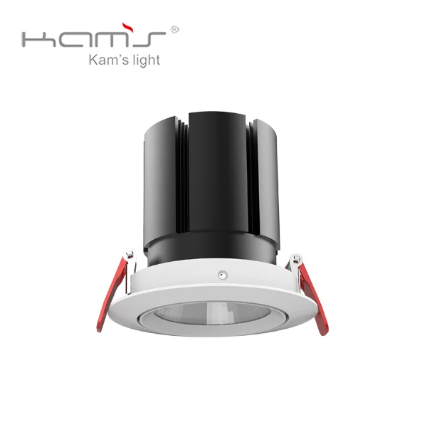 2700K warm white DALI dimmable LED recessed downlight ceiling downlight cri90 cob spot light
