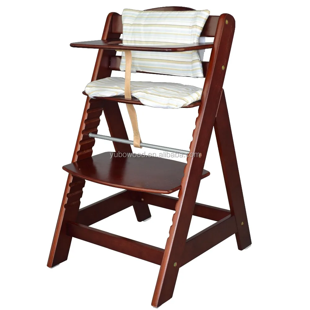 Wooden baby eating Chair Cheap baby dining high chair