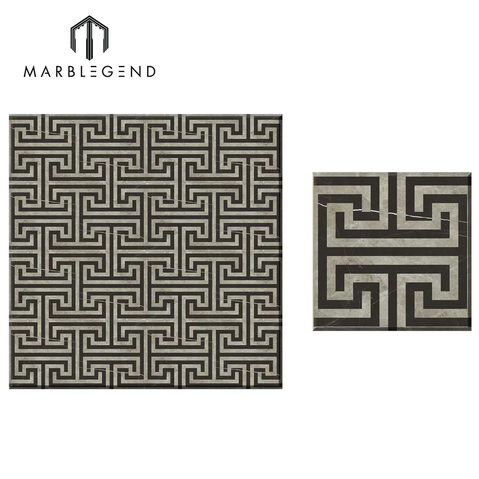 
Water Jet Marble Tiles Natural Stone Flooring 