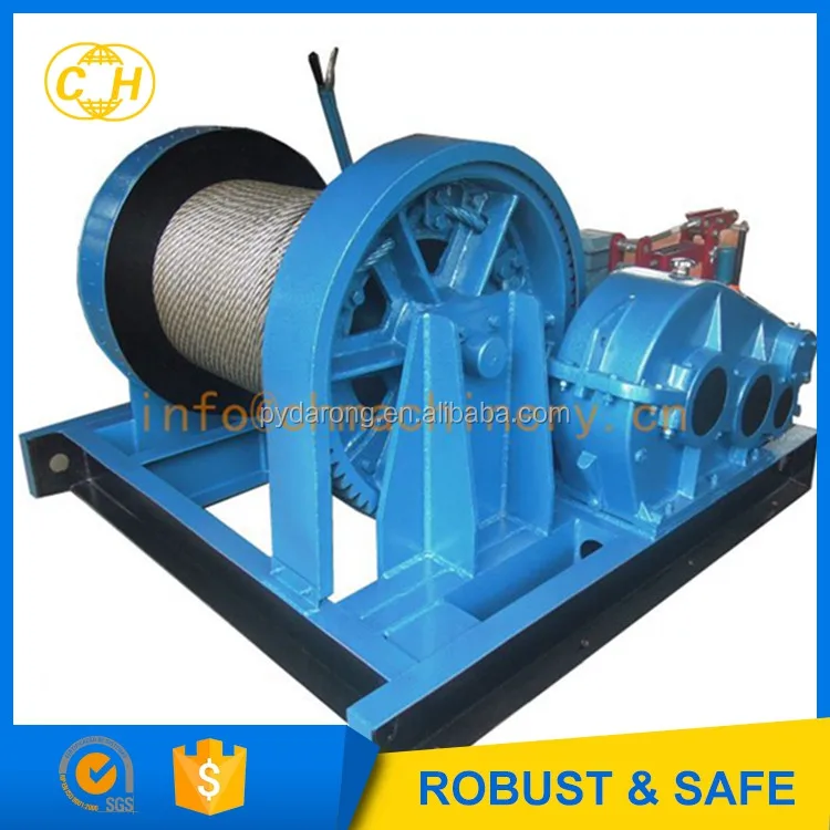 Подъемная лебедка для шахты, автоматическая Стопорная лебедка