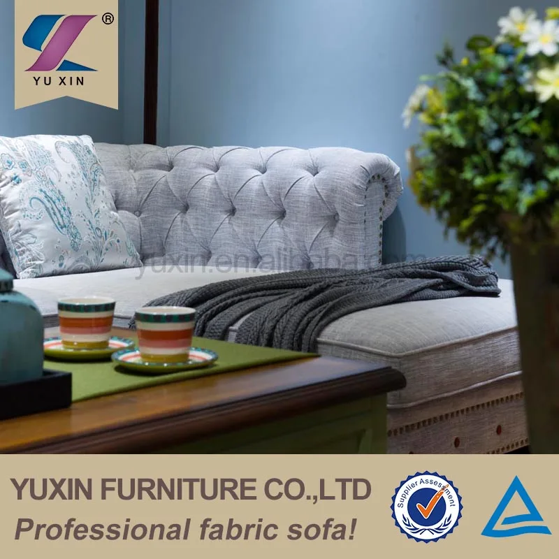 Classical sofa for living room furniture conner fabric sofa