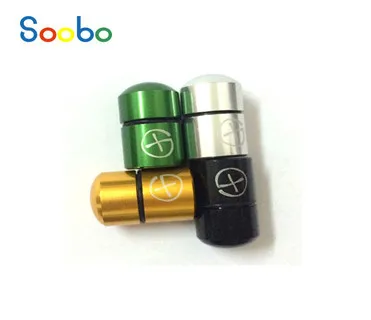 12*18mm Best urban nano container aluminum black magnetic nano cache