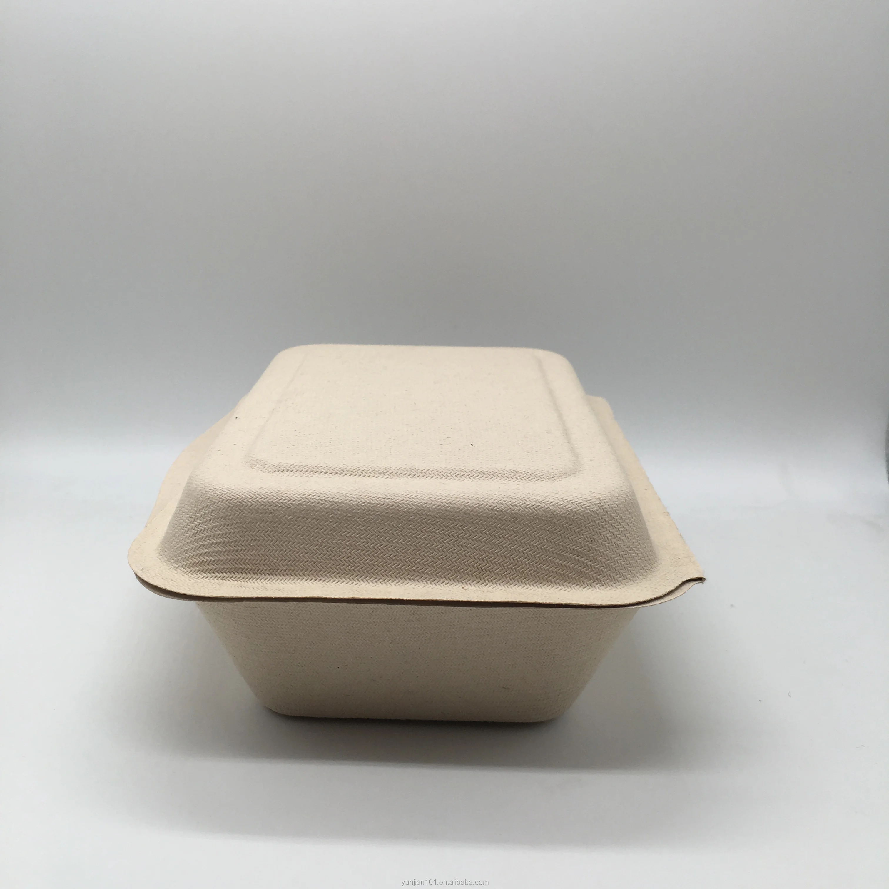 Eco-Friendly Biodegradable Compostable Clamshell Disposable Wheat Straw Lunch Box