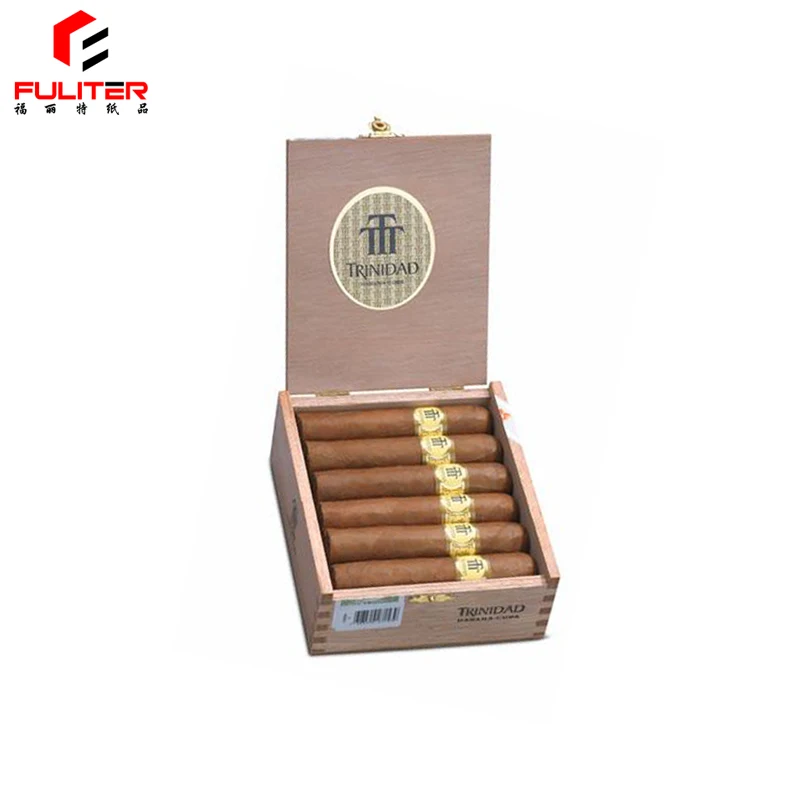 
Custom paint small slide cigar boxes cedar wood 