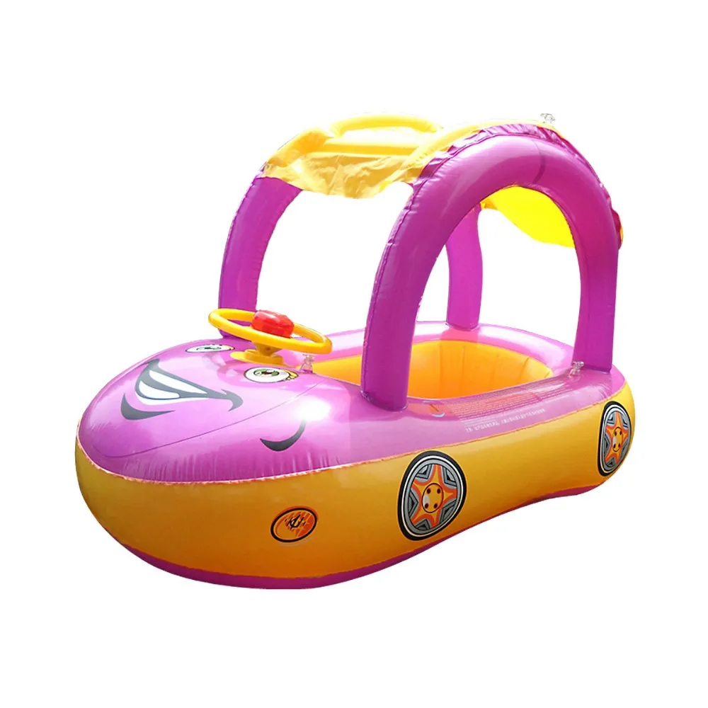 Inflatable Baby Float Seat Tube Ring with shade