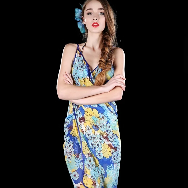 OEM Hot Sale Bikini Open-Back Beachwear Sexy Beach Wrap Pareo Skirt Cover-Up