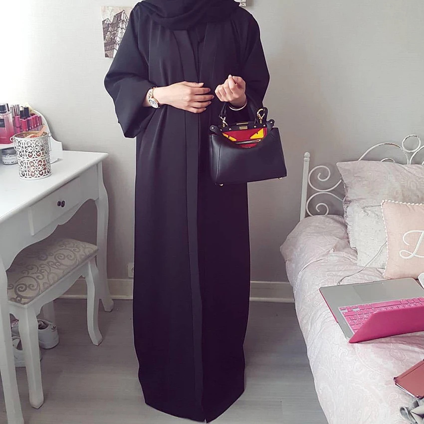 
2019 Abaya Dubai Muslim Dress Kaftan Kimono Bangladesh Robe Musulmane Islamic Clothing Caftan Marocain Turkish UAE Eid Gift Part 