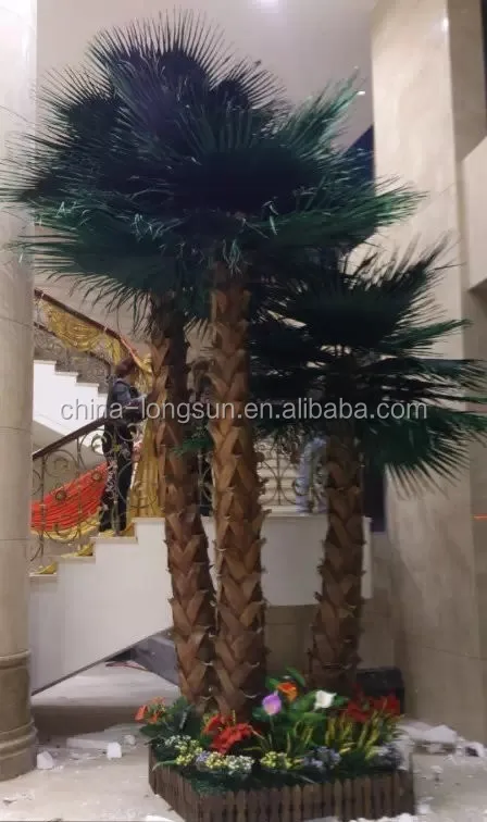LS16072039 China manufacturer wholesale artificial decorative artificial palm tree for sell