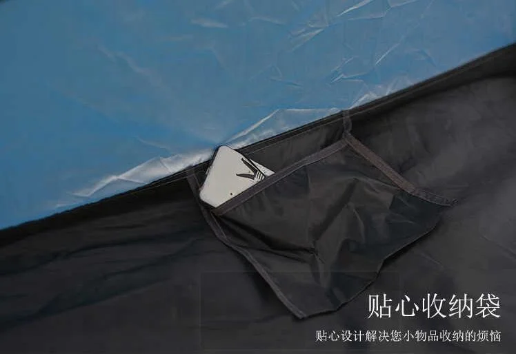 Automatic hydraulic double layer 6 Person Outdoor Camping Tent Outdoor Camping Hexagonal big family Camping Tent