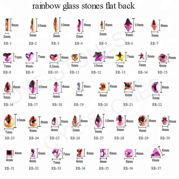 Factory direct sales K9 crystal stone for nail art decoration product,glass beautiful nail art designs crystal stone